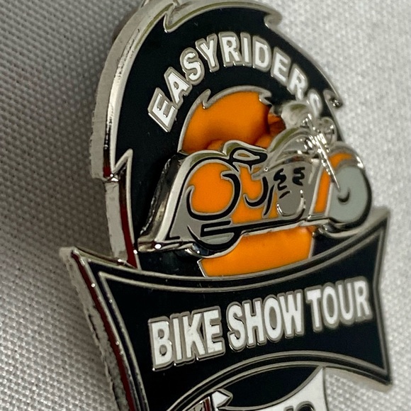 EASYRIDER  Pins  "BIKE SHOW" RIDE HARLEY BIKER VEST HAT PINS 2013 -2016 (4 Pins) - Picture 5 of 11